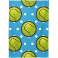 thumbnail image 6 of Coolnut 60"x108" Tablecloth Tennis Ball On Blue Modern Table Cover for Home Decoration Spill Proof Cloth Washable for Dinner Picnic, 6 of 6