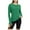 Green Long Sleeve Shirts, variant on Nfurl Thumb Hole Long Sleeve Shirts for Women Plus Size Slim Fit Solid Color Crewneck Tops 2025 Fall Clothes Workout Top Blue XXXL