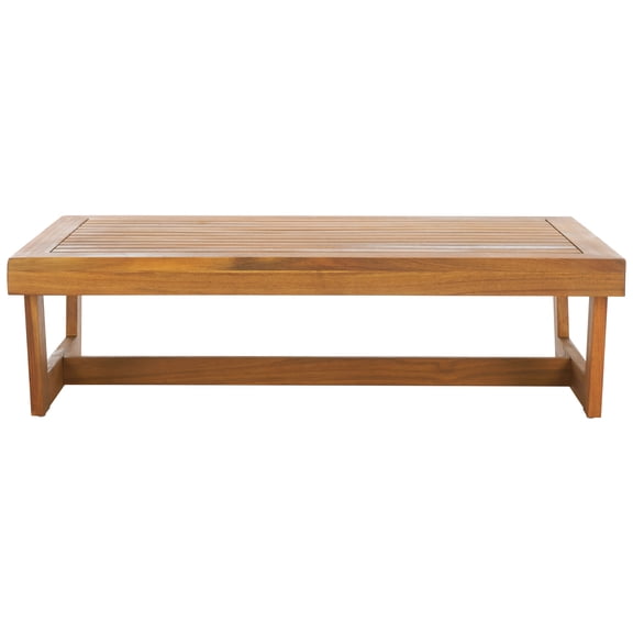 Safavieh Lynn Outdoor Modern Wood Coffee Table, Natural