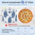 thumbnail image 2 of Coastal Linen Drum Lampshades Palm Coastal Palm Leaves Tropical Foliage Feather Modern 13"x13"x10" Light Shade for Table Lamps Floor Lamps Drum Lamp Shades Lampshade Replacement Assembly Required, 2 of 8