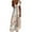 Beige, variant on Juesizh Maxi Dress for Women Plus Size V Neck Cami Sleeve Dress Summer Soft Flowy Floral Printed Loose Holiday Dress, S-3XL