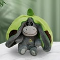 thumbnail image 6 of Yucurem Cute Plush Stuffed Avocado Donkey Toy, Music & Light Soothing Breathing Animal Donkey Toy for Adults Kids Birthdays Gifts, 6 of 10