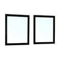 thumbnail image 5 of Bellaterra Home 26 in. Wood Framed Mirror in Black, 5 of 7