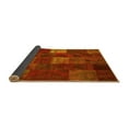 thumbnail image 2 of Ahgly Company Indoor Rectangle Patchwork Yellow Transitional Area Rugs, 2' x 4', 2 of 4