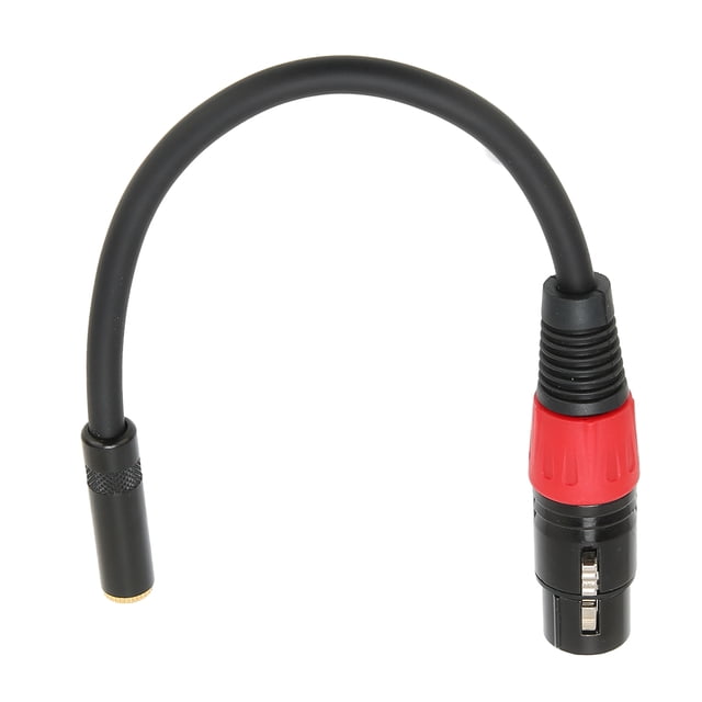Universal XLR Female To 3.5mm Microphone Cable, Professional, Stable, Easy To Use, For Camera, Computer