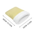 thumbnail image 2 of Semi-Enclosed Pet Sleeping Bag, Winter Thick Cat Bed Dog Bed Pet House Warm Deep Sleep Kennel for Cats and Small Dogs, 2 of 6