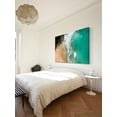 thumbnail image 4 of "Aqua Blue Waters" Painting Print on Wrapped Canvas, 4 of 7