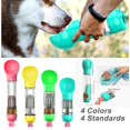 thumbnail image 3 of Botella de agua portátil 3 en 1 para perro, alimentador multifunción para mascotas, tazón para beber, dispensador de comida al aire libre para cachorros y gatitos, cuencos para tazas de agua para masc, 3 of 4
