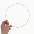 thumbnail image 4 of 8pcs Dream Catcher Rings Metal Hoops Macrame Ring for Crafts, Macrame and Dream Catcher Supplies, Gold, 4 of 7