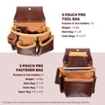 thumbnail image 4 of Cinturón para herramientas Occidental Leather Adjust-to-Fit Pro Framer, 21 bolsillos, 4 of 6