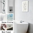 thumbnail image 6 of Neutral Botanical Flower Line Wall Art Set of 3 Modern Minimalist Plant Canvas Pictures Black and White Farmhouse Artwork Boho Painting Prints for Wall Decor Aesthetic Framed 12x16 In, 6 of 7