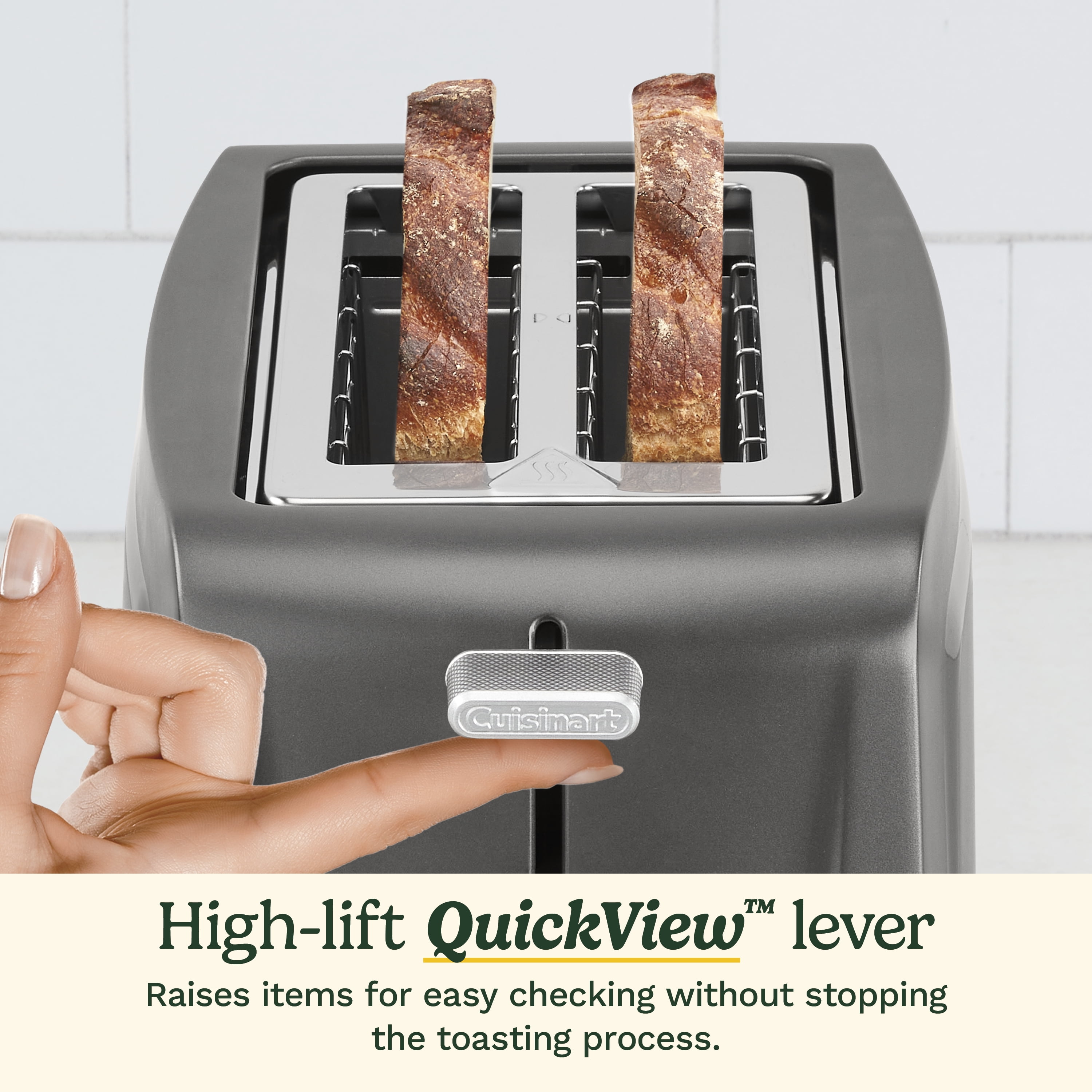 Cuisinart 2-Slice XL Slot Plastic Toaster