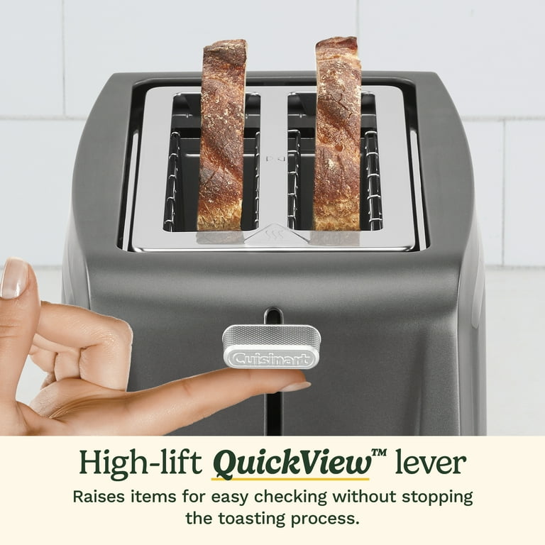 Cuisinart 2-Slice XL Slot Plastic Toaster - Walmart.com