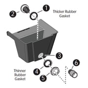 Pondmaster Pro 2000 Garden Pond Molded Waterfall Box System w/ 11 Spillway