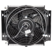 JEGS High-Performance Transmission Cooler with Fan [30,000 GVW]