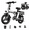 T12-Gray BEST, variant on LuckRoll 500W Foldable Electric Bike for Adults, 48V 13Ah 20 mph Removable Battery, 14" Ebike, Electric Mini Bike, Class 2, UL2849, Bicicleta Electrica