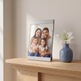 thumbnail image 2 of Unique Bargains Metal Picture Frame Premium Memorial Photo Frame Vertical Silver 4" x 6", 2 of 7