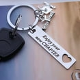 thumbnail image 6 of Ikohbadg Graduation Gift Keychain Pendant with Hollow Design, High-Gloss Stainless Steel Graduation Keyring Gift, Durable Alloy Graduation Season Key Chain Pendant, 6 of 8