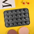 thumbnail image 6 of Huayishang Cake Pop Mold 24 Piece Non Sticky Cups Small Cake Round Mini Mcphenmafen Egg Tart, Kitchen Essentials Clearance Sale Black, 6 of 6