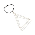 thumbnail image 2 of Diamond Multi-Layer Thigh Chain Body Jewelry for Women | Exquisite Gold Beaded & Faux Diamond Embellished Adjustable Fashion Accessory | Modern European Style | 1 Piece | 10x7x1cm, 2 of 6