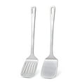 thumbnail image 1 of Juego de Espátulas de Acero Inoxidable, Espátula de Metal con Ranuras Sólidas, Resistente y Duradera para Uso en la Cocina., 1 of 5