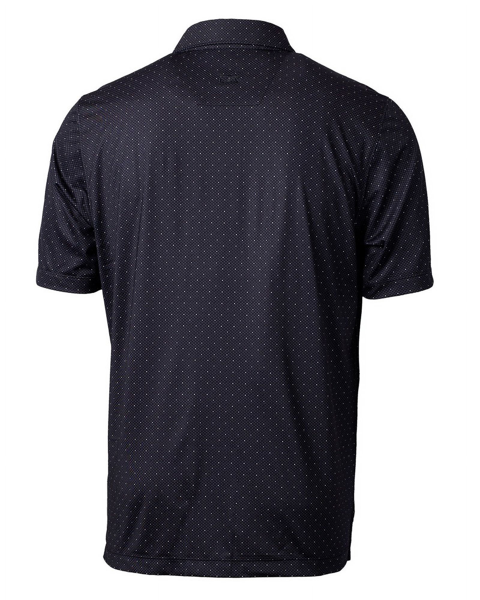 Cutter & Buck Pike Double Dot Print Stretch Mens Polo