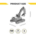 thumbnail image 6 of Tireless Digger Excavator DIY model kit, 6 of 7
