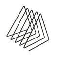 thumbnail image 2 of AMERTEER Étagère de Rangement Multi-Usage Triangle Couleur Unie pour Bureau, 2 of 10
