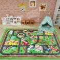 thumbnail image 2 of Kids Rug Car Rug for Toy Cars,City Life Road Traffic for Playroom Kid Car Road Rug Village Map Play Mat Non-Slip Washable Play Rug for Toddler Boy Family Tummy Time Playtime, 2 of 9