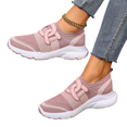 thumbnail image 2 of YOUYEDIAN Sneakers for Women Versatile Breathable Mesh Sport Comfy Fashion Round Toe Slip On Sneakers Casual Platform Walking Shoes, 2 of 5