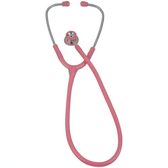 Veridian 05-10710 Pinnacle Series Stainless Steel Infant Stethoscope, Pink