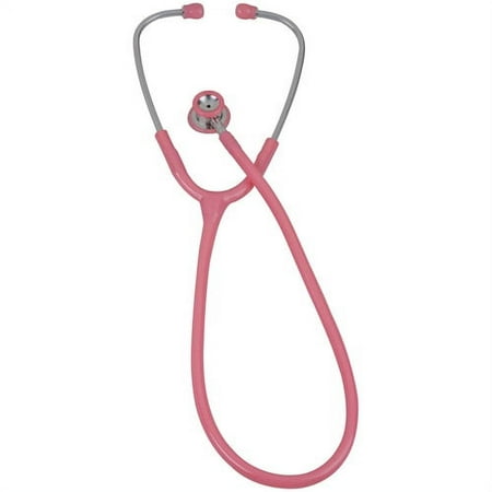 Veridian 05-10710 Pinnacle Series Stainless Steel Infant Stethoscope, Pink