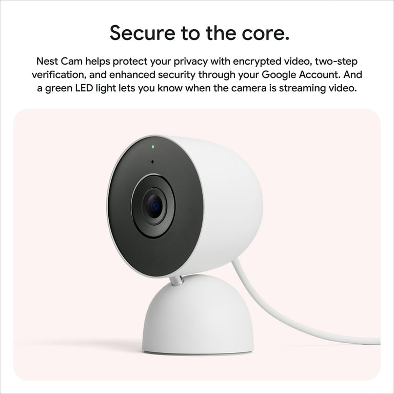 Google Nest Cam Indoor (Wired, 3rd Gen) - Indoor Security Camera