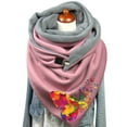 thumbnail image 3 of Foulard pour Femmes Chaude en Coton Imprimé Décontracté Bouton Mode Châles, 3 of 3