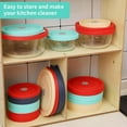 thumbnail image 4 of EuChoiz Silicone Turquoise Cup Lids for Pyrex 7200-PC, (4 Pack), 4 of 9