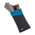 thumbnail image 6 of Carson Eyeglass Pouch, Gray & Blue Protective Case for Glasses & Sunglasses Neoprene with Microfiber Cloth, 6 of 8