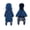 A, variant on Upgraded dog rain coat with adjustable hood and reserved shoulder strap holes, lightweight reflective rainproof outerwear specially designed for small and medium sized dogs