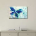 thumbnail image 2 of wall26 Beautiful Blue Butterfly on a Vintage Watercolor Background - Canvas Art Home Art - 32x48 inches, 2 of 4