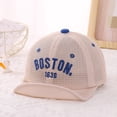 thumbnail image 2 of Toddler Baseball Hats ComfortableKhaki Hat Sun Protective Mesh Hats for Boys 1-4 Years, 2 of 8