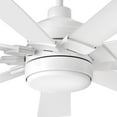 thumbnail image 4 of 904260FWW-LWD Hinkley Lighting Turbine - 9 Blade Ceiling Fan with Light Kit-17.5 Inches Tall and 60 Inches Wide-Chalk White Finish-Chalk White Blade, 4 of 12