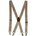 thumbnail image 2 of CTM  Elastic X-Back Brass Swivel Hook Suspenders (Men), 2 of 4