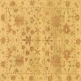 thumbnail image 1 of Ahgly Company Indoor Square Oriental Brown Traditional Area Rugs, 3' Square, 1 of 4