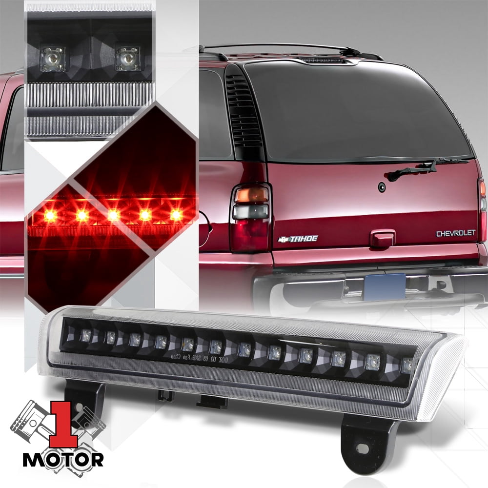 Black Clear Rear Led Third 3rd Brake Light For 00 06 Gmc Suburban Tahoe Yukon 01 02 03 04 05 Walmart Com Walmart Com