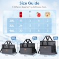 thumbnail image 2 of Bolsa Térmica Lifewit 40L para 60 Latas Aislada para Camping Gris Oscuro, 2 of 9