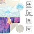 thumbnail image 3 of Yayeee Bath Rug for Bathroom Floor Non Slip Rectangle Fluffy Soft Absorbent Mat, 16"x24", Neon Jellyfish, 3 of 7