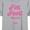 thumbnail image 3 of Barbie The Movie - Flat Feet - Juniors Ideal Flowy Muscle T-Shirt, 3 of 5
