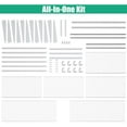 thumbnail image 6 of Adjustable Wall Mounted Closet Rack System with Shelf, 6 of 10