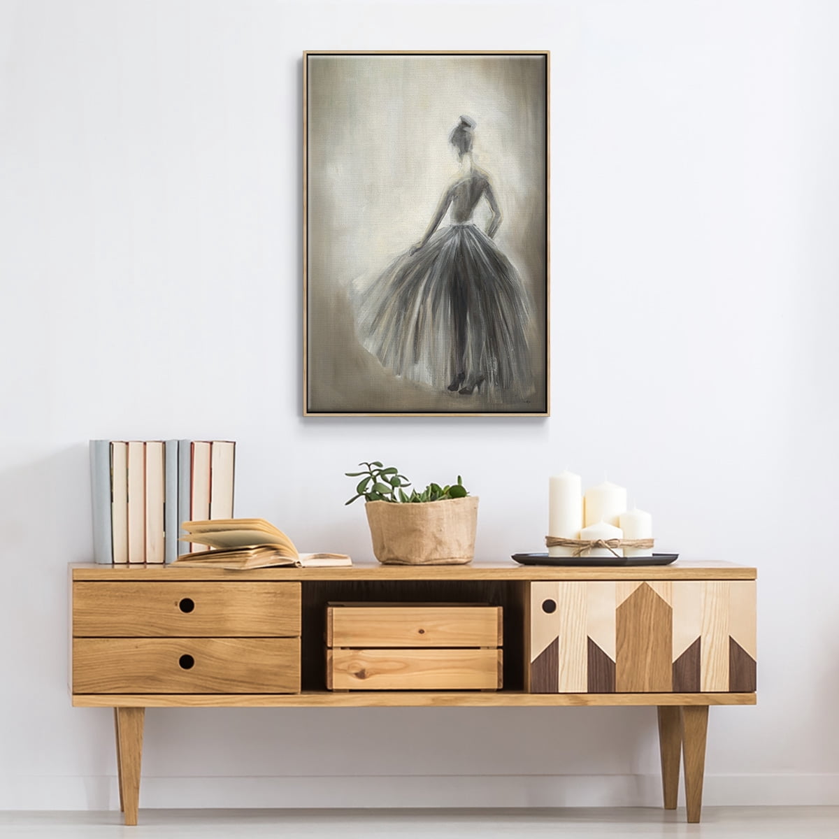 Over in the Light Framed Premium Gallery Wrapped Canvas - Ready to Hang
