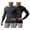 Black/Charcoal, variant on Men's Thermal Long Sleeve Compression Shirts, 2 Pack (X-Large, Black)