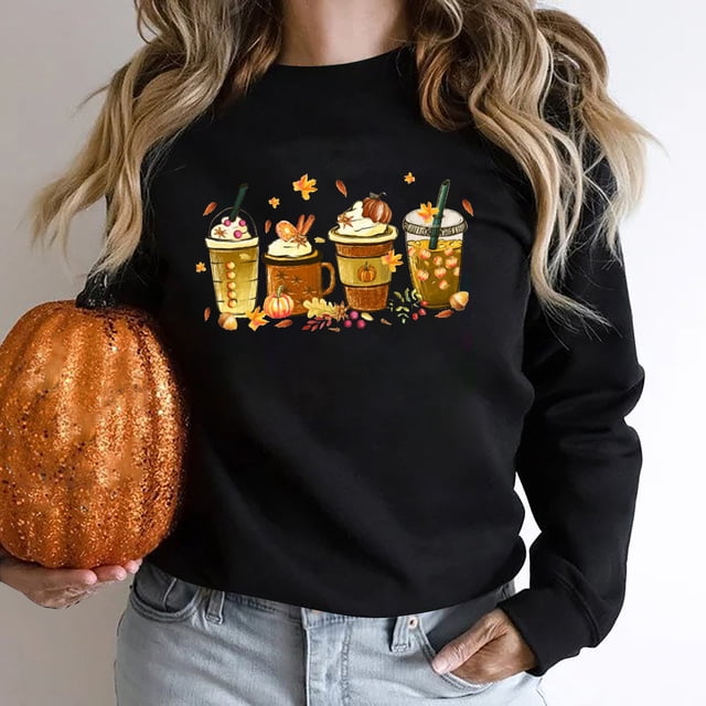 Mode Chandails à Capuchon pour Femmes 2023 Halloween Mode Décontractée Aguichant Imprimée Manches Longues Col Rond Chandail Blouse Hauts Chandails en Molleton Sans Capuche 50 % de Réduction Liquidation Costumes Halloween/noël